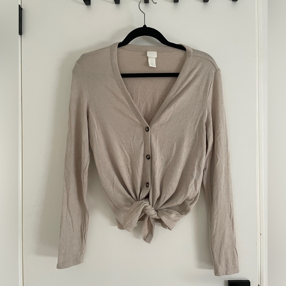 H&M Light Beige Knit Sweater